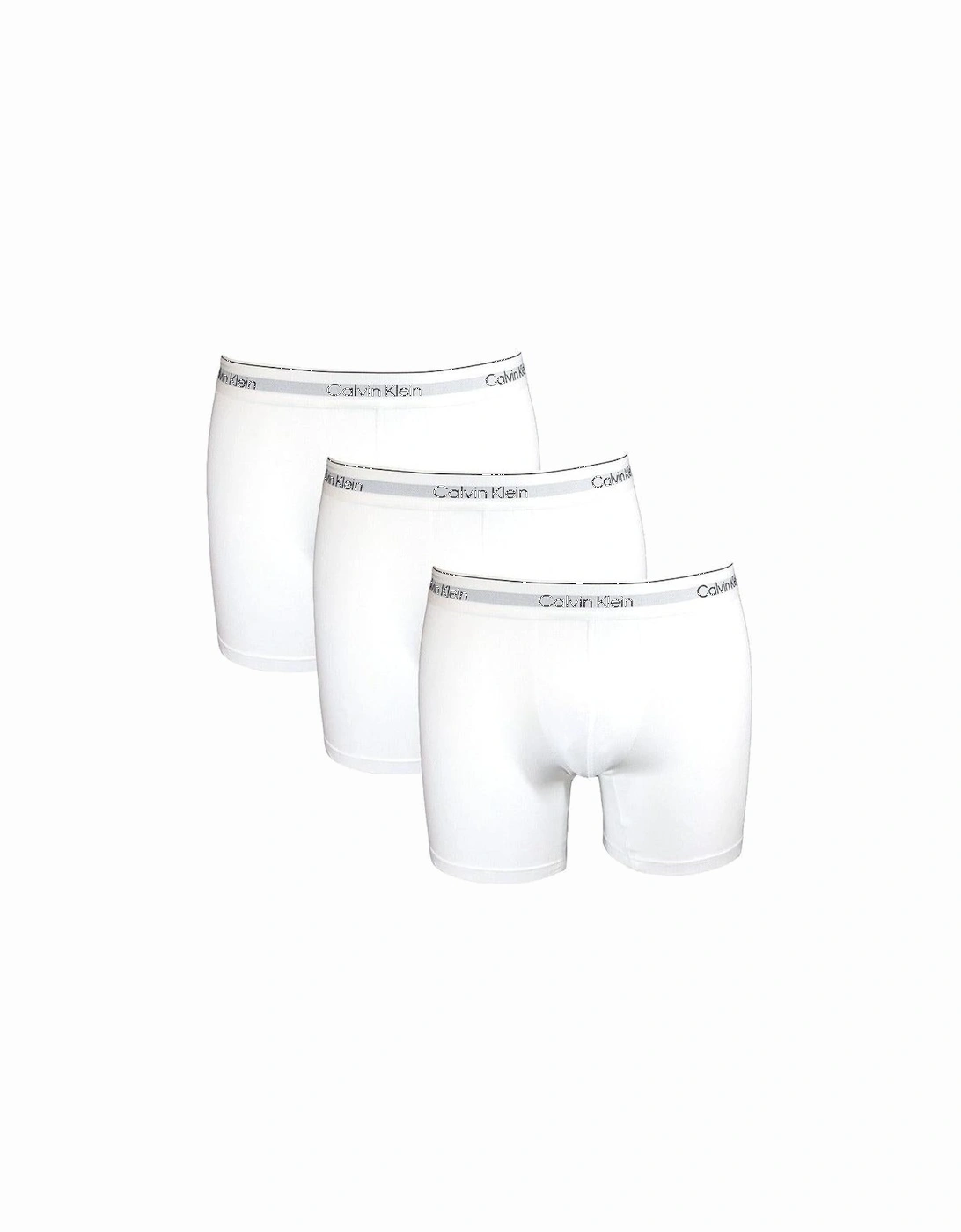 3-Pack Modern Cotton Boxer Briefs, White, 4 of 3
