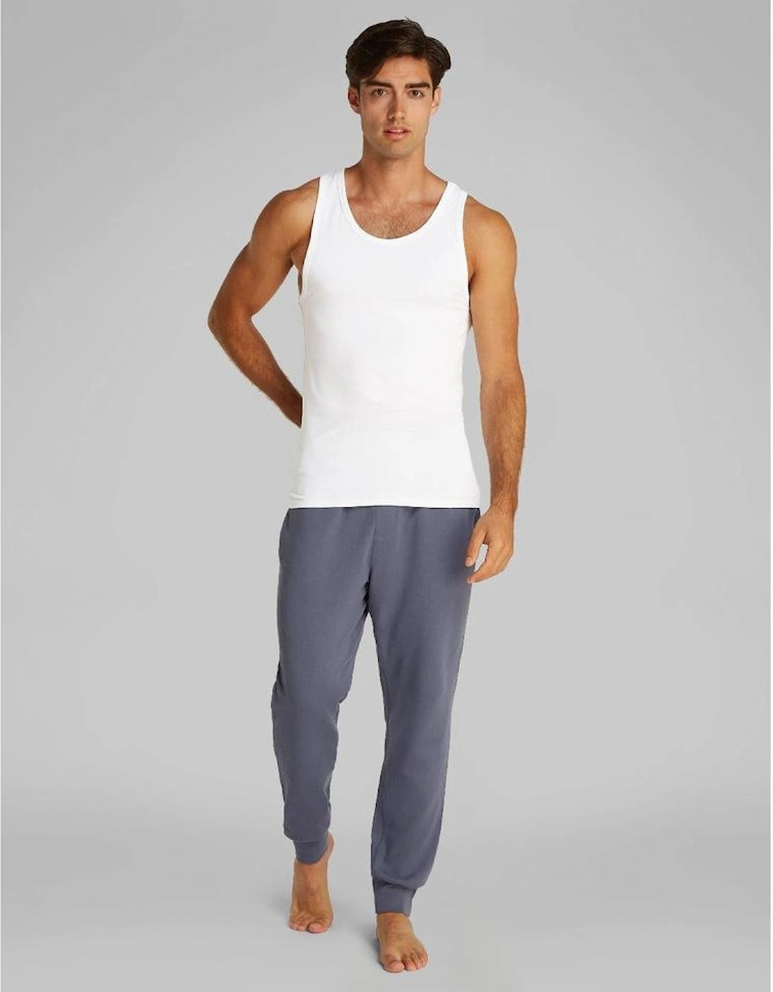 Calvin Klein 3-Pack Cotton Stretch Tank Tops, White - Size: MEDIUM