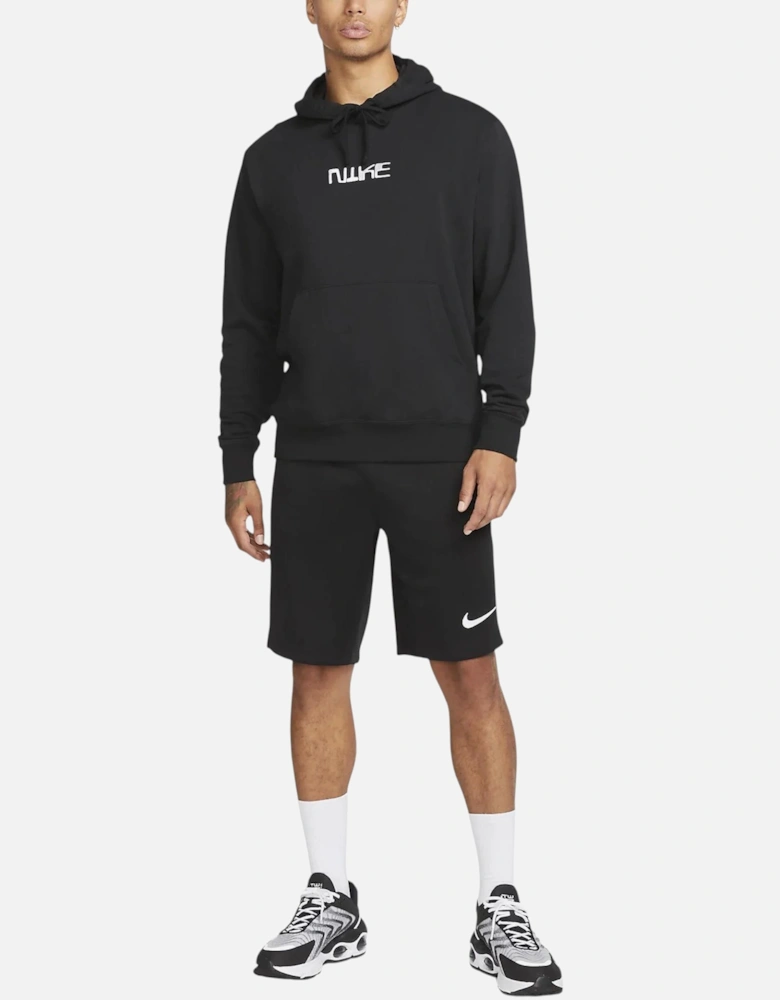 Mens Hoodie Sweatshirt Club Fleece Pullover Standard Fit Cotton Sportswear