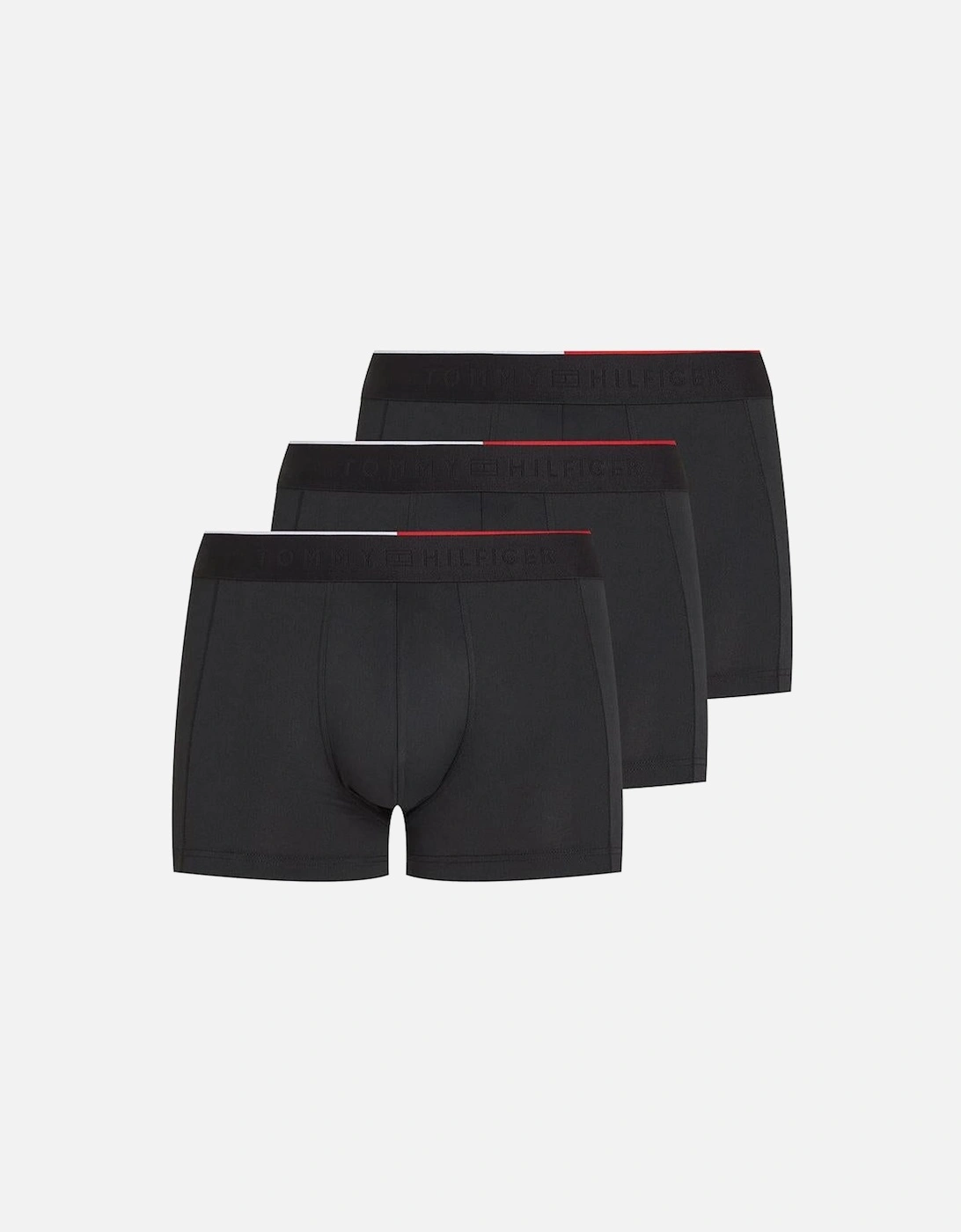 Everyday 3-Pack Microfibre Boxer Trunks, Black, 7 of 6