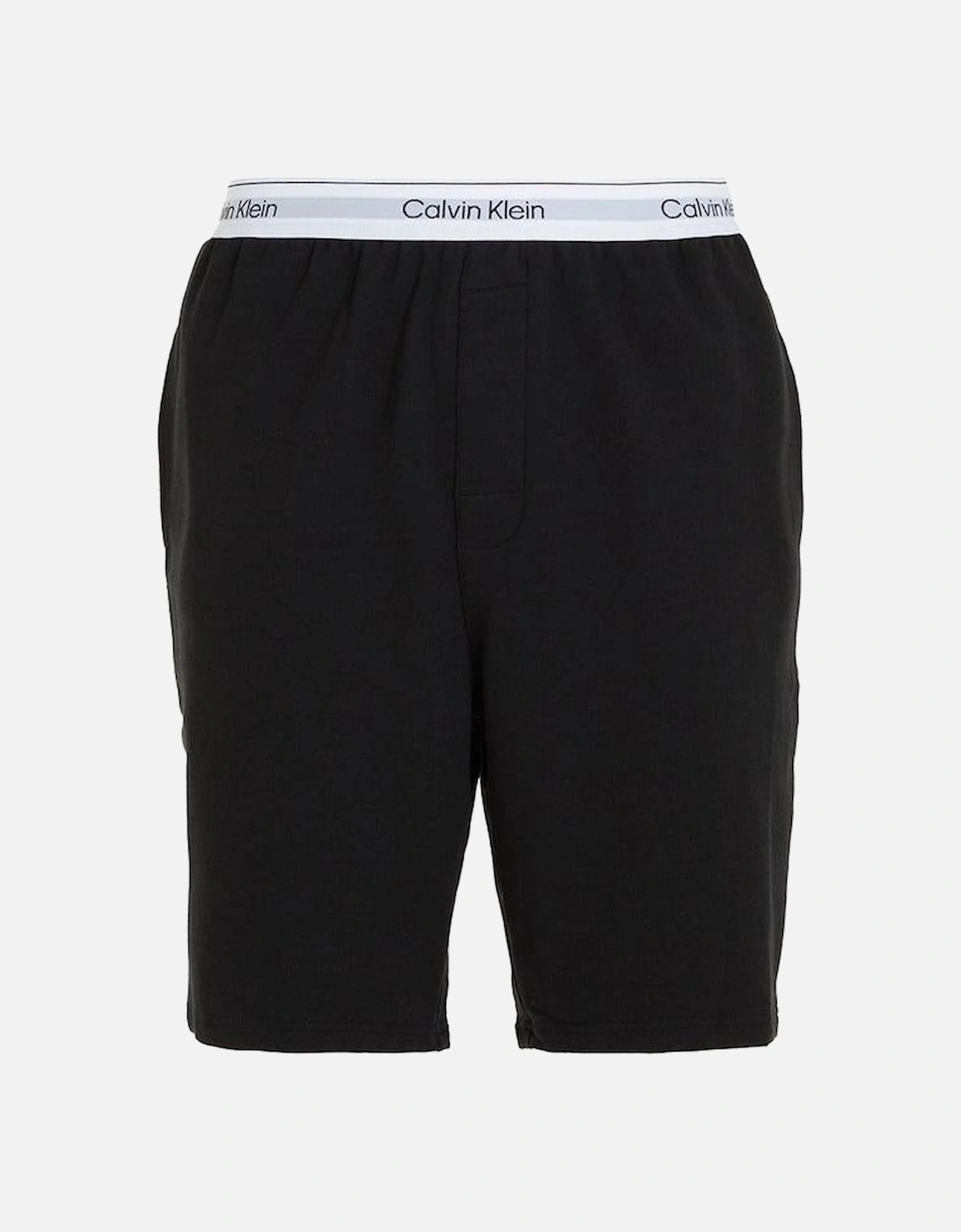 Modern Cotton Terry Lounge Shorts, Black, 7 of 6