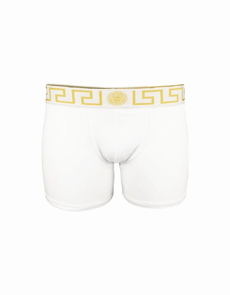 Greca Border Boxer Briefs, White
