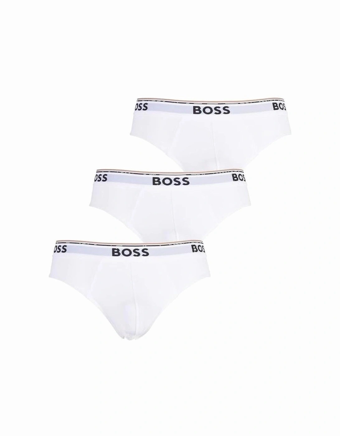 3-Pack Power Logo Briefs, White, 5 of 4
