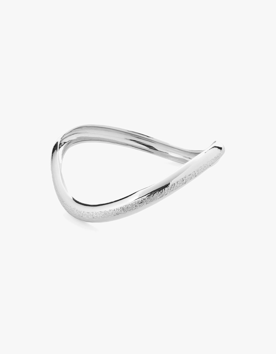 Tutti & Co Women's Shadow Bangle - Silver