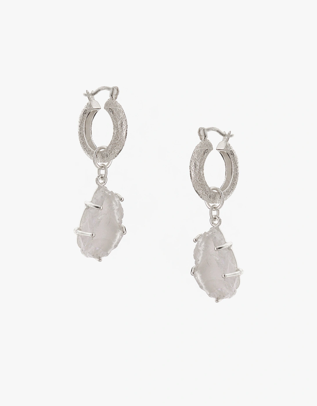 Tutti & Co Women's Quartz Earrings - Silver