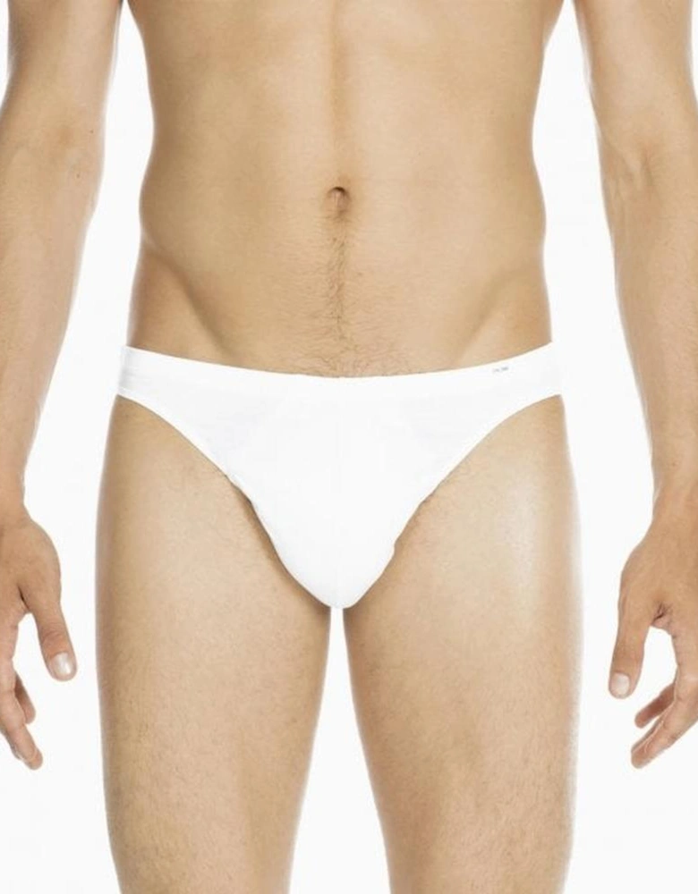 Premium Cotton Comfort Micro Brief, White