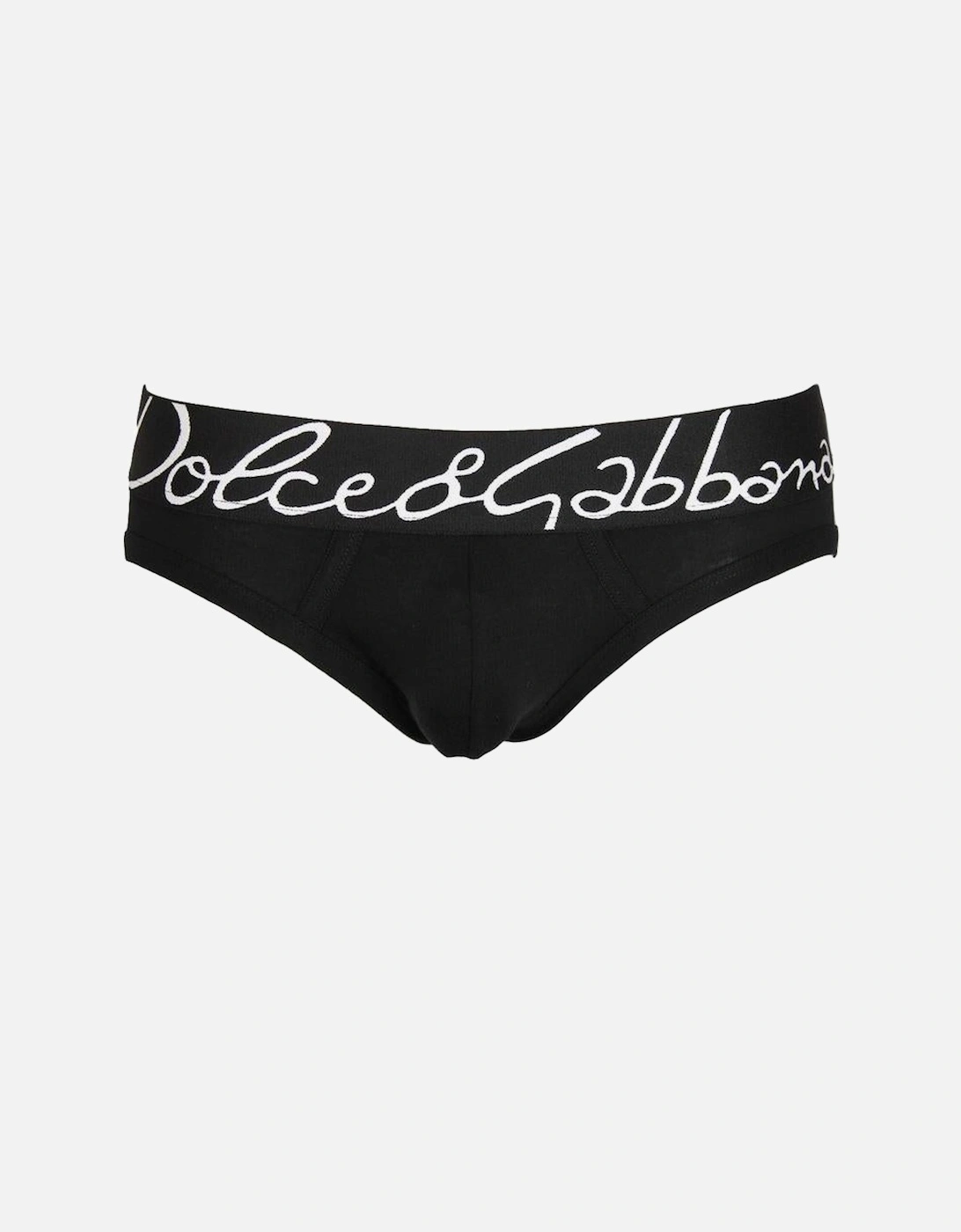 Stretch Cotton Mid-Rise Briefs, Black, 3 of 2