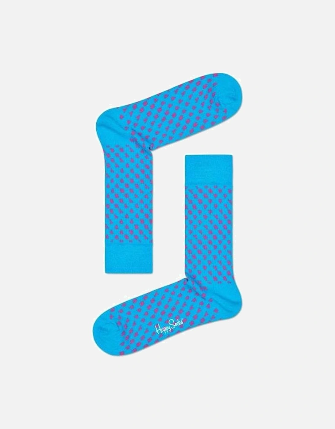 "Happy" Socks, Blue/pink, 3 of 2