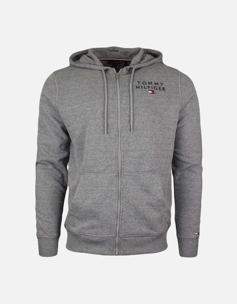 Original Logo Lounge Hoodie, Grey Heather