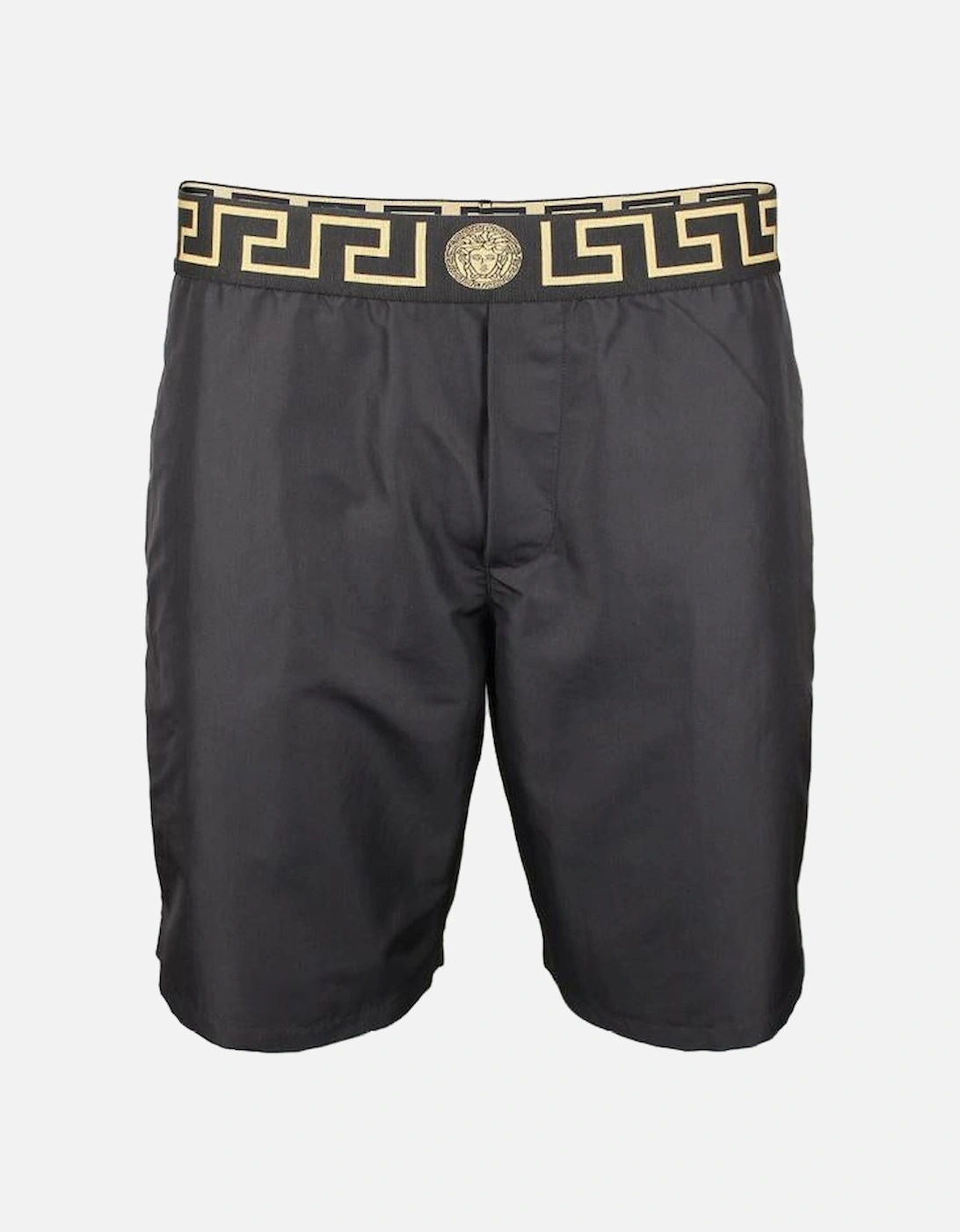 Greca Border Boardshorts, Black, 3 of 2