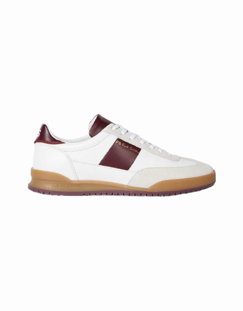 Dover Trainers, White/Burgudy