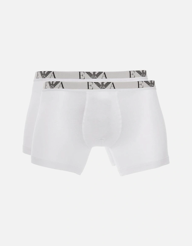 2-Pack Eagle Logo Boxer Briefs, White