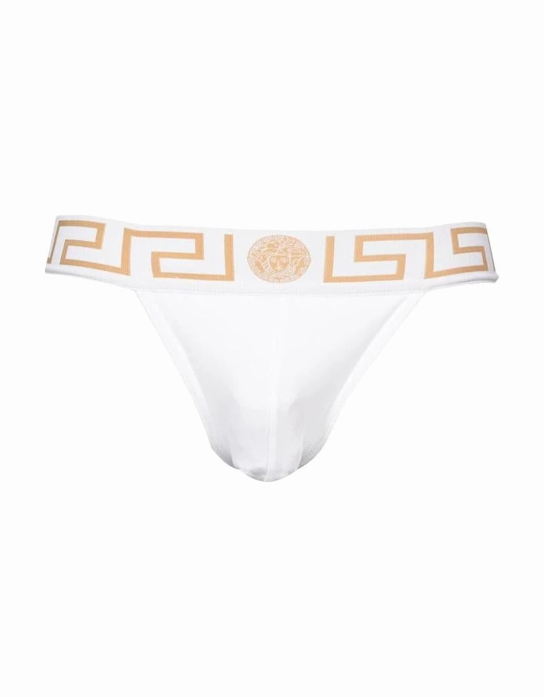 Greca Border Jockstrap, White, 4 of 3