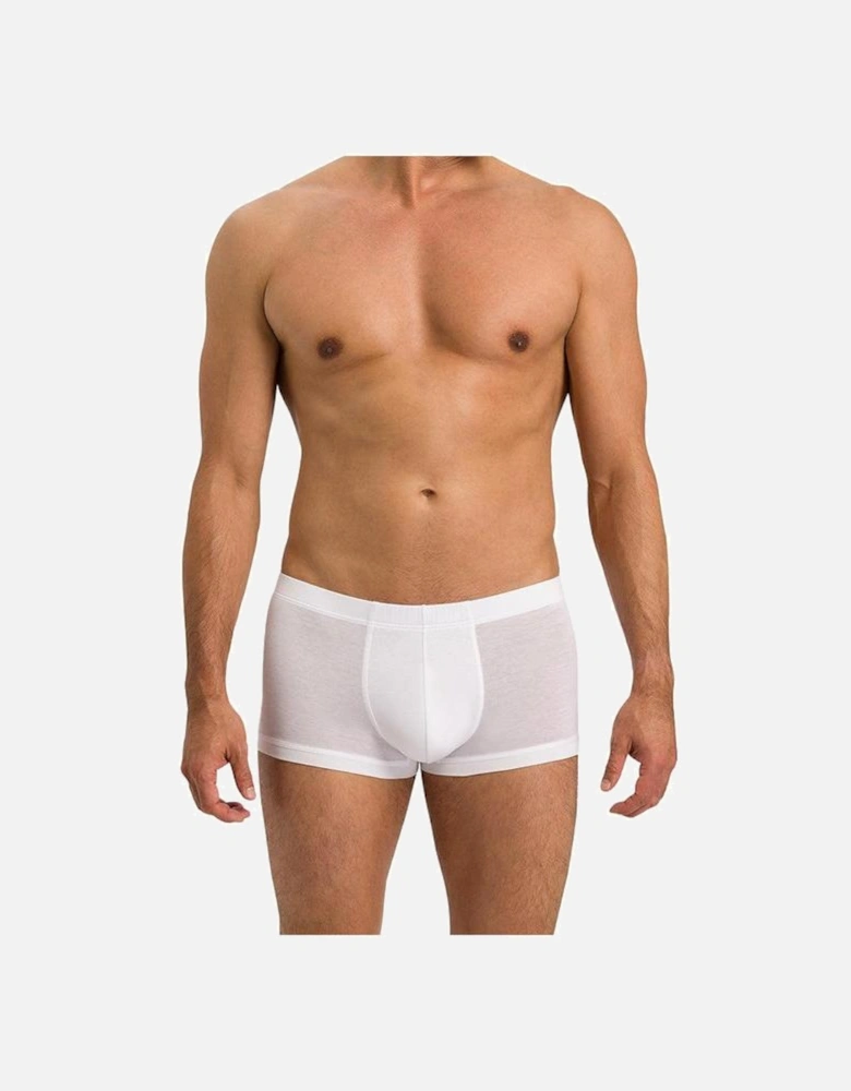 Cotton Sporty Boxer Trunk, White