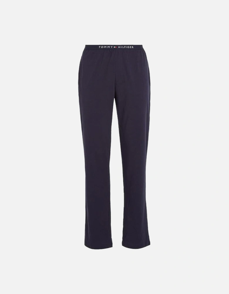 Logo Waistband Trousers, Navy