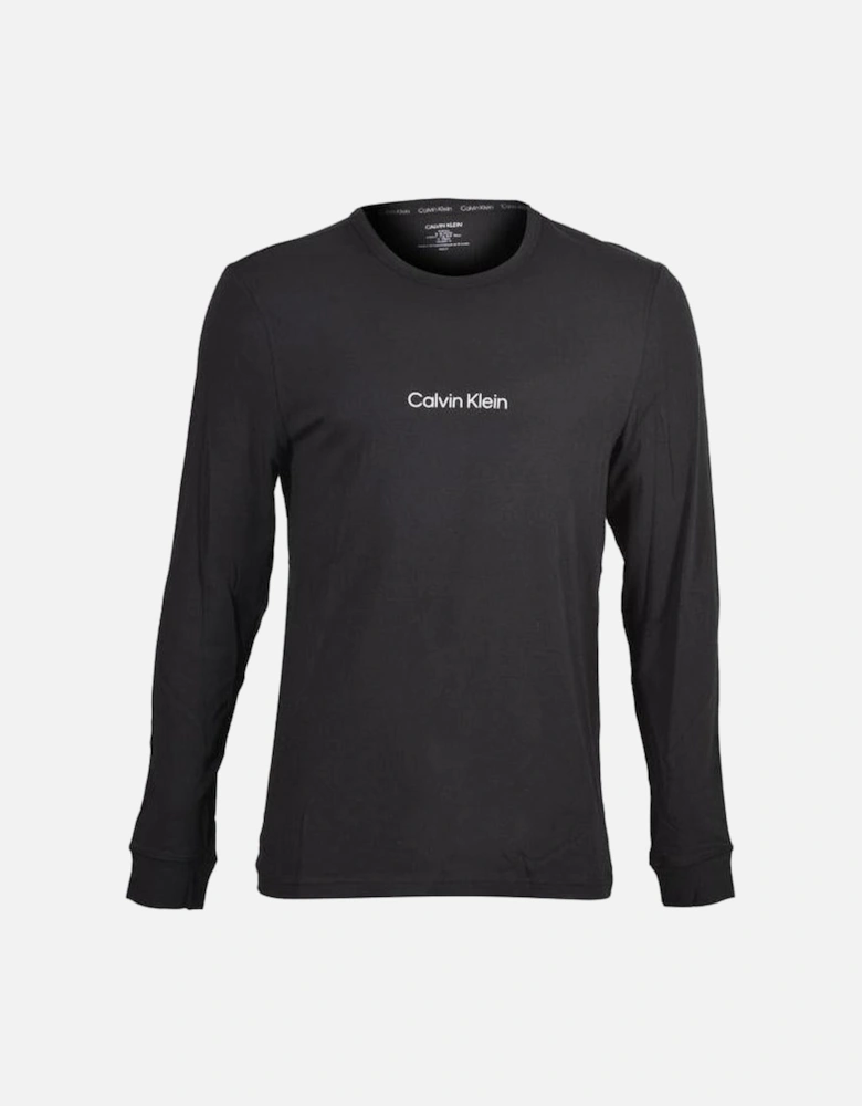 Modern Structure Lounge Long-Sleeve T-Shirt, Black