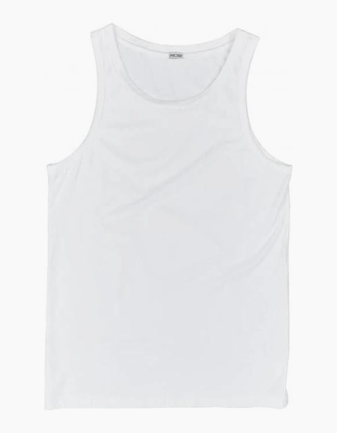 Hom Men's Supreme Cotton Tank Top Vest, White - Size: Regular/40