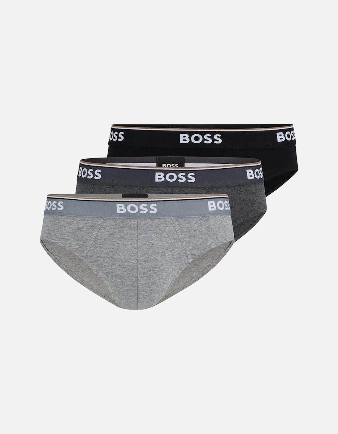3-Pack Power Logo Briefs, Grey Combination, 2 of 1