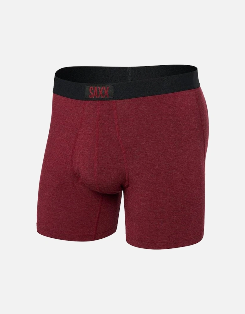 Ultra Super Soft Boxer Brief, Red Heather