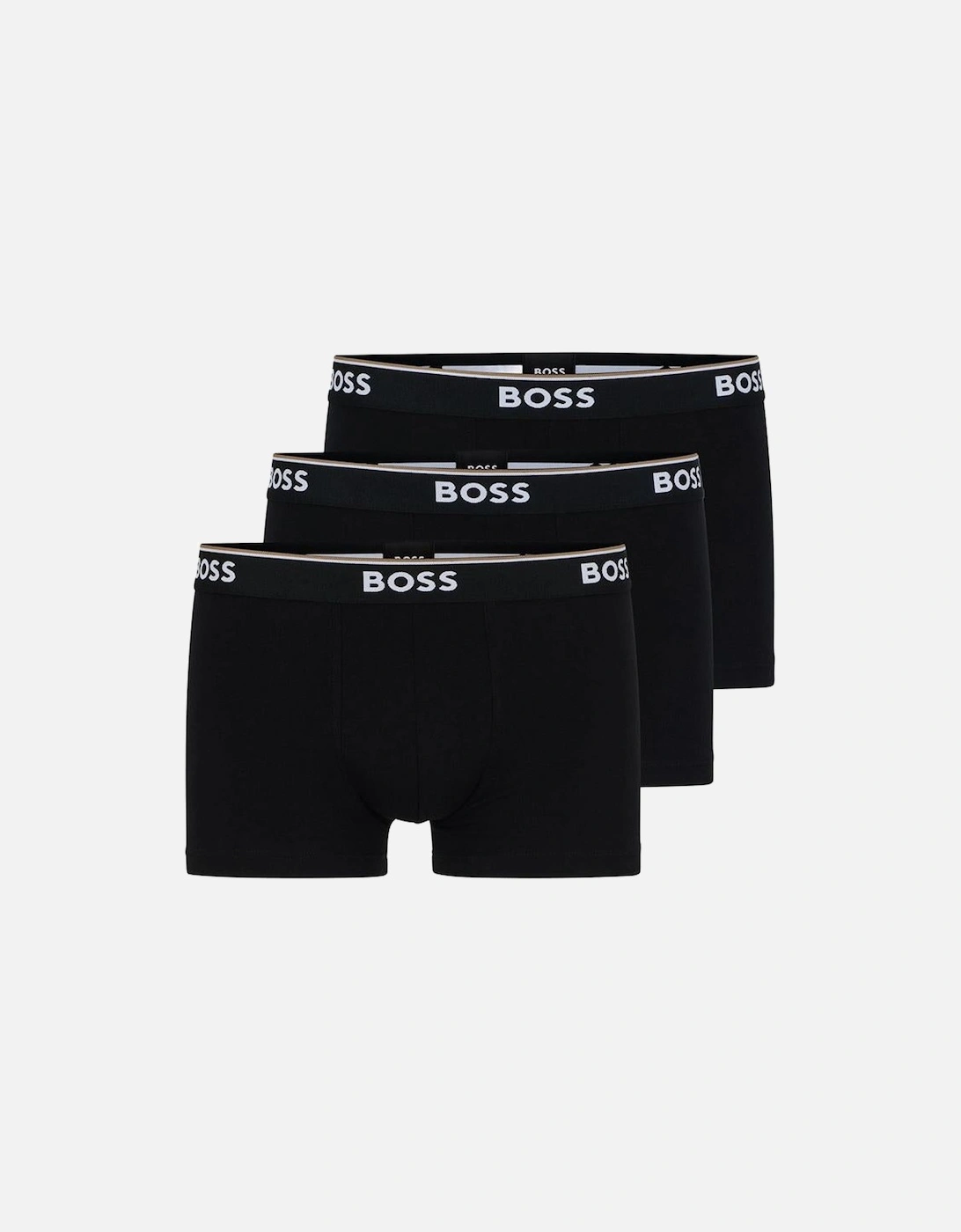 3-Pack Power Logo Boxer Trunks, Black, 6 of 5