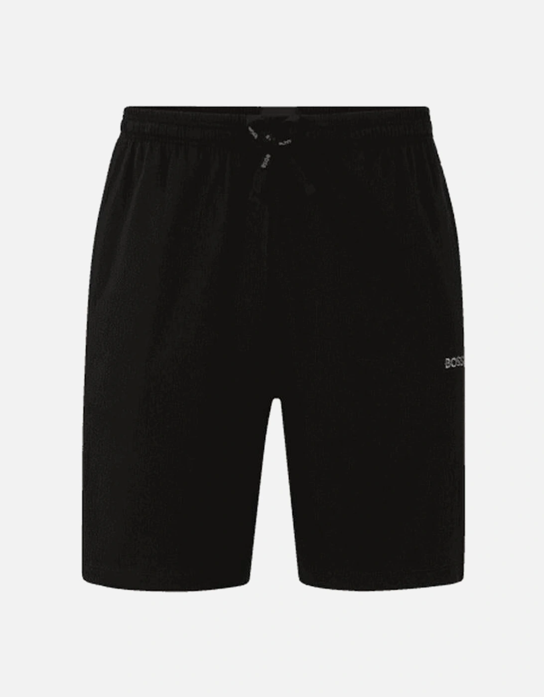 Stretch Cotton Lounge Shorts, Black, 6 of 5
