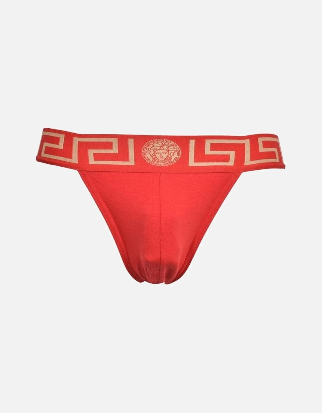 Greca Border Jockstrap, Red, 4 of 3