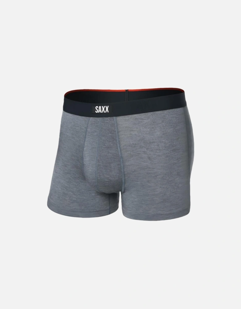 Vibe Xtra Super Soft Boxer Trunks, Dark Grey Heather