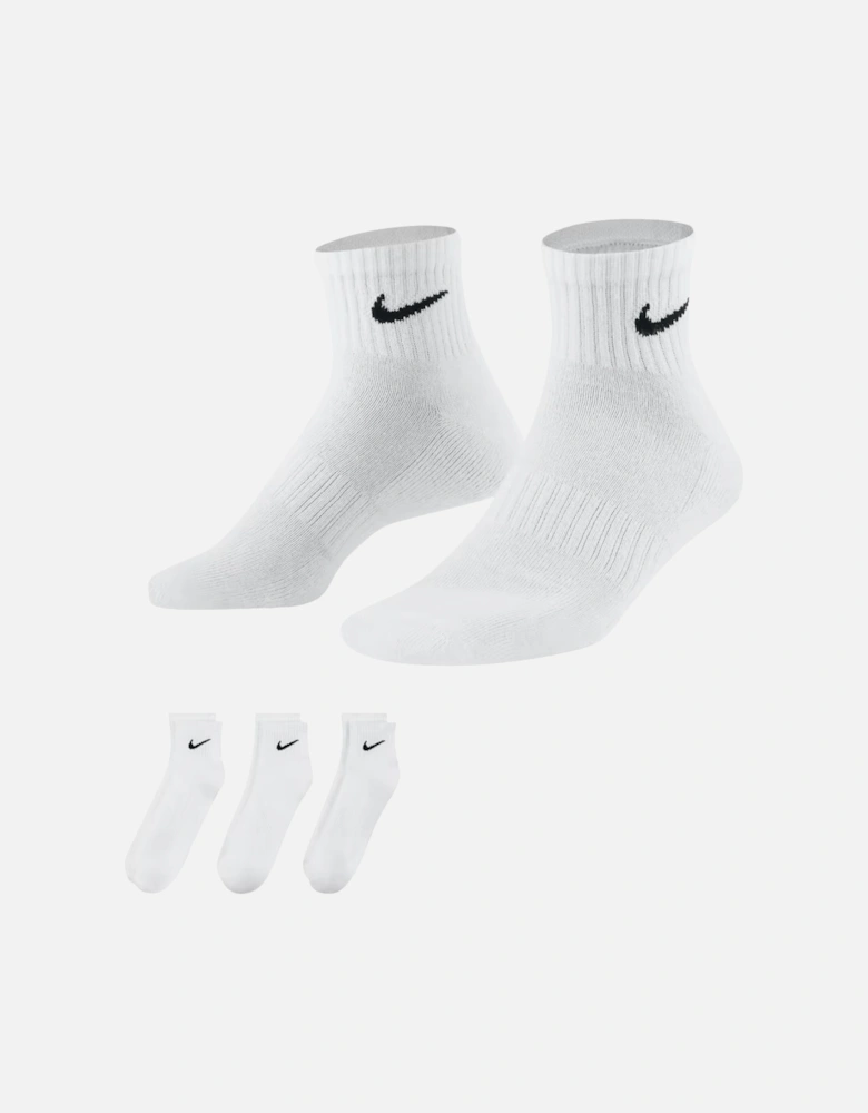 SX7667 Mens Ankle Socks Everyday Cushioned 3X Pack Low Cut Training Socks