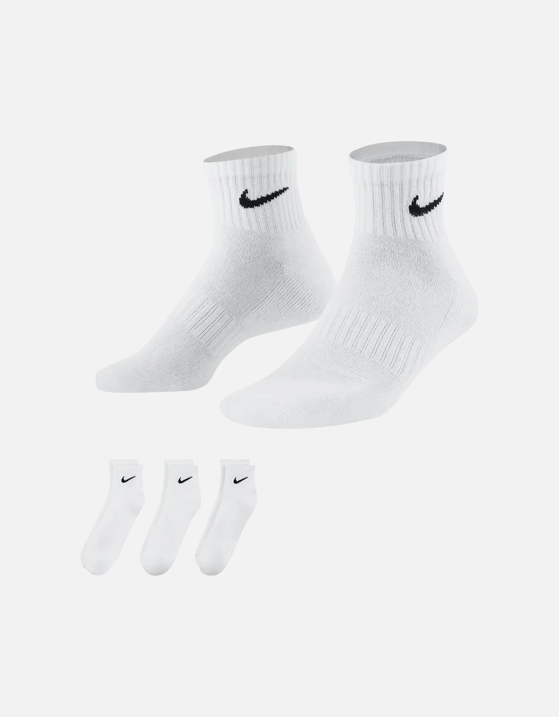 SX7667 Mens Ankle Socks Everyday Cushioned 3X Pack Low Cut Training Socks