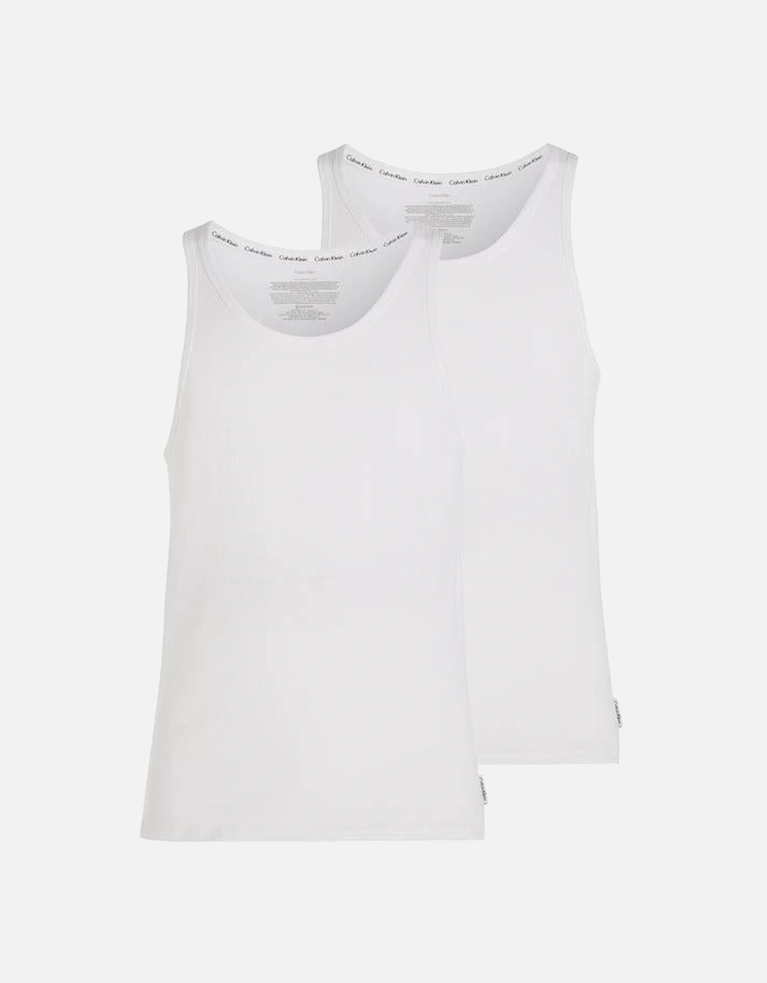 2-Pack Modern Cotton Lounge Tank Tops, White, 7 of 6