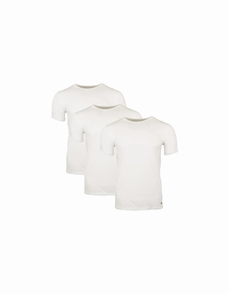 3-Pack Premium Essentials Stretch T-Shirts, White