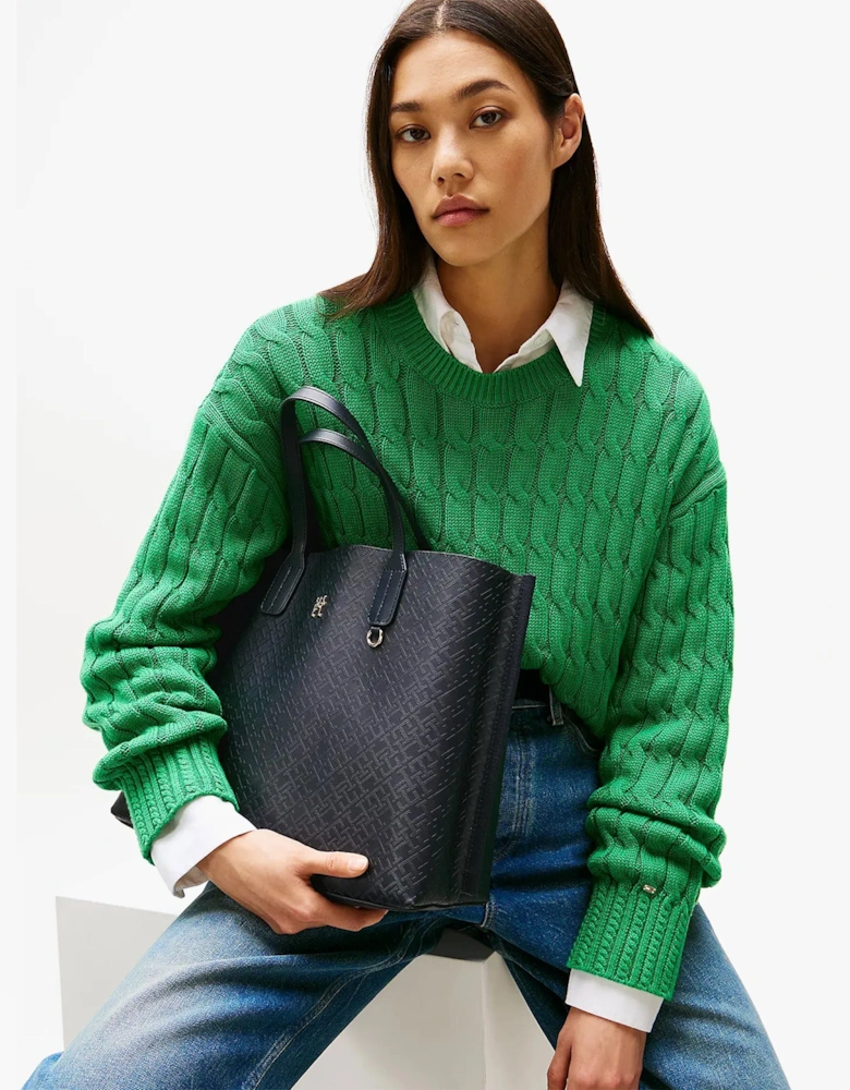 DISTINCT SATCHEL Ladies Handbag Space Blue