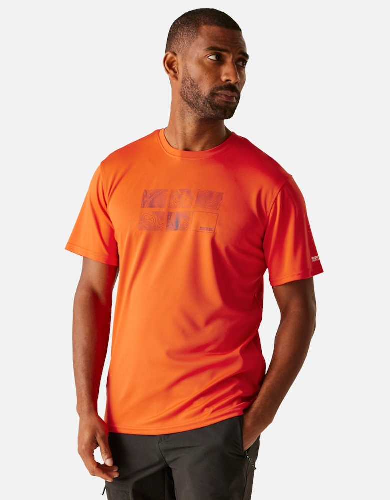 Mens Fingal IX Topographic T-Shirt