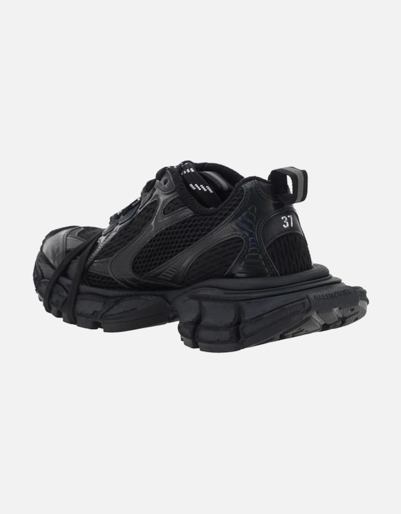 Chunky Paneled Mesh Sneakers with Reflective Details Women - Black