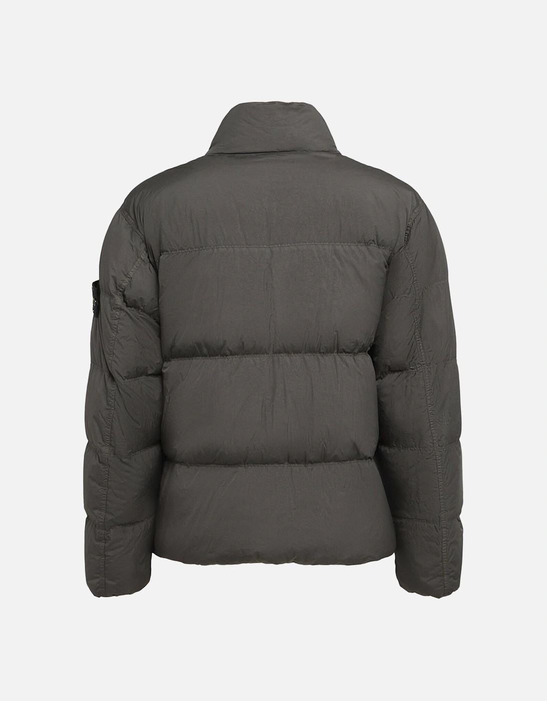 S0A23 Down Jacket Garment Dyed Crinkle Reps NY Grey