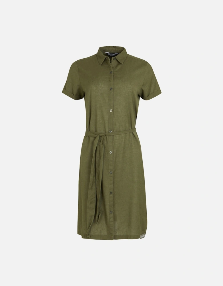 Womens Rema Cotton Shirt Dress