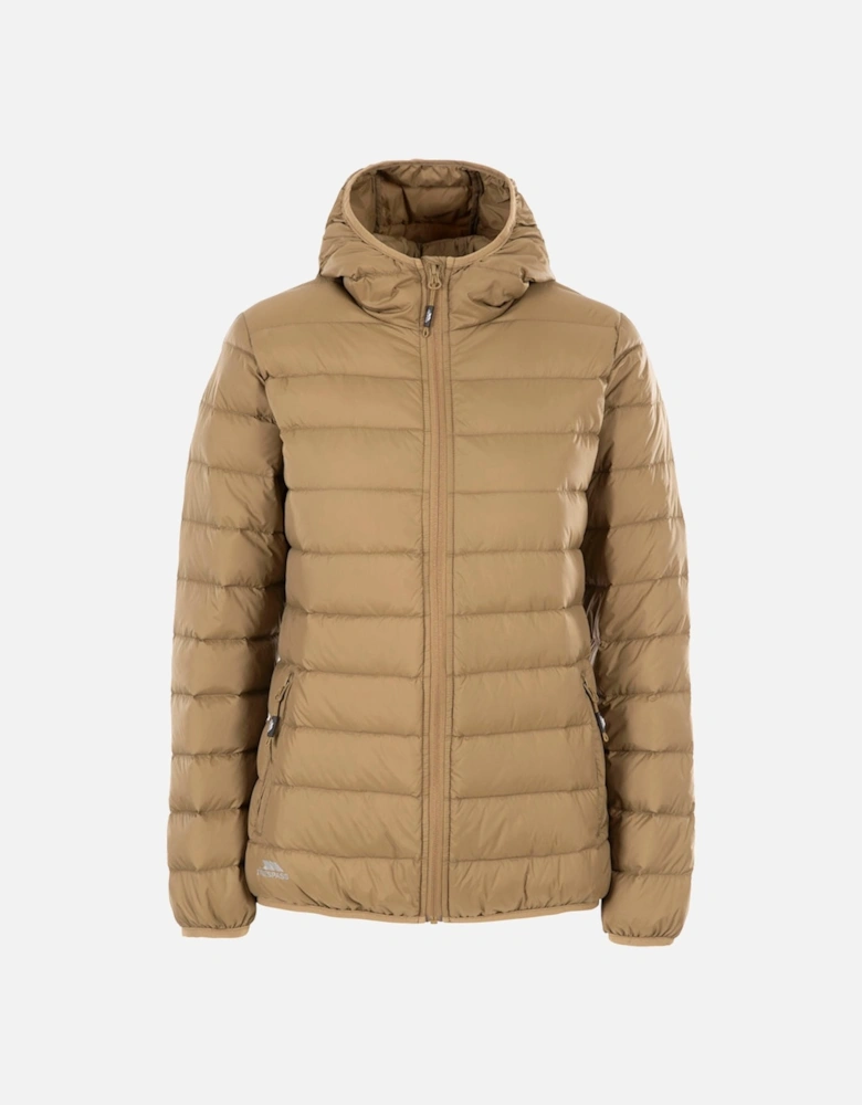 Womens Amma Ultra Lightweight Hooded Down Coat