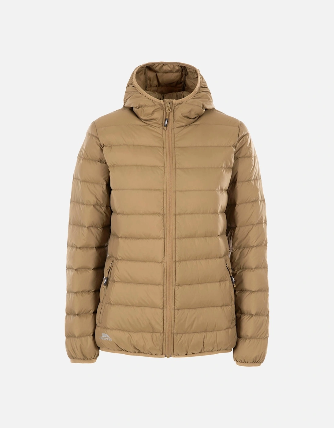 Womens Amma Ultra Lightweight Hooded Down Coat, 4 of 3