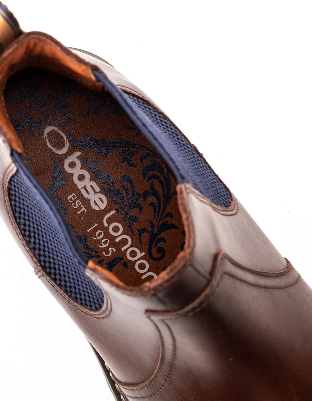 London Zinc Leather Men's Brown Boots
