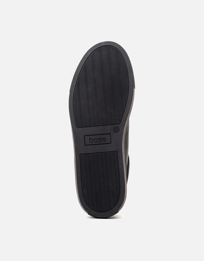 London Dalston Leather Men's Black Moccasins Shoes