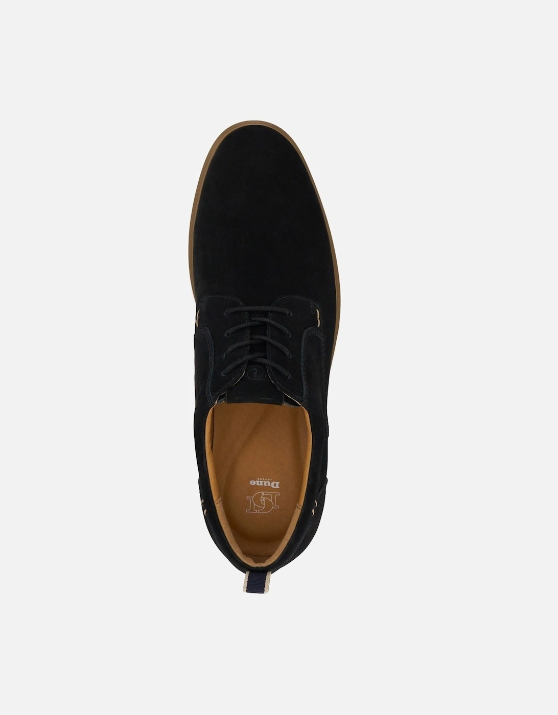 Dune Blaksley Leather Men's Black Lace-Up Shoes