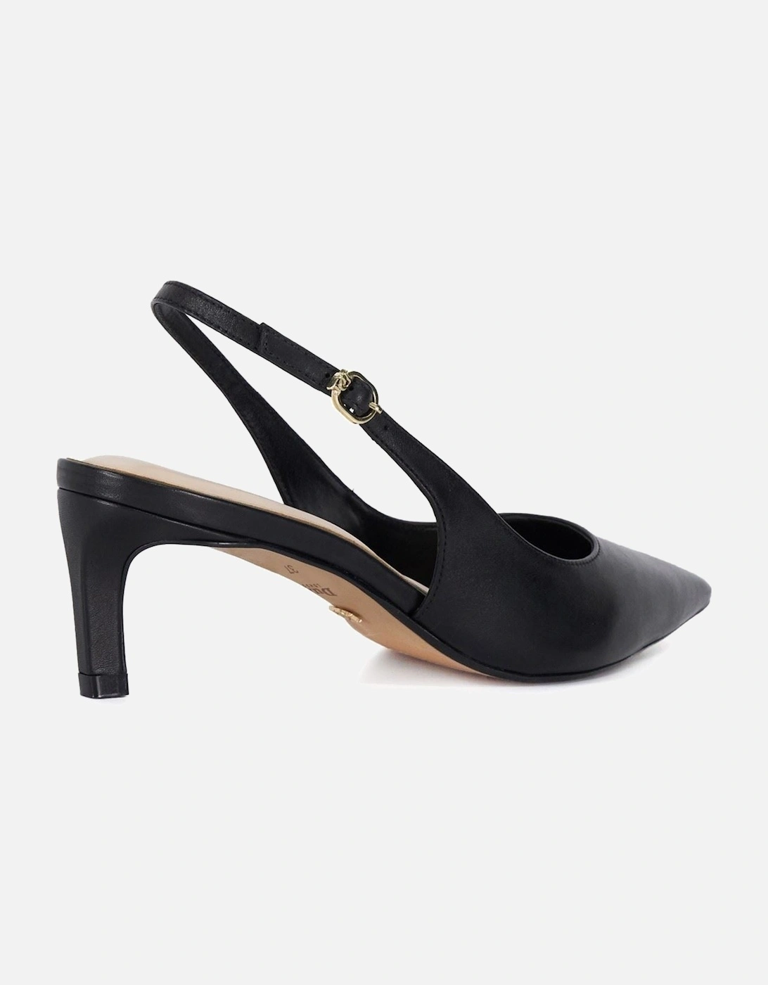 Dune Celinna Women's Black Pointy Slingback Shoes