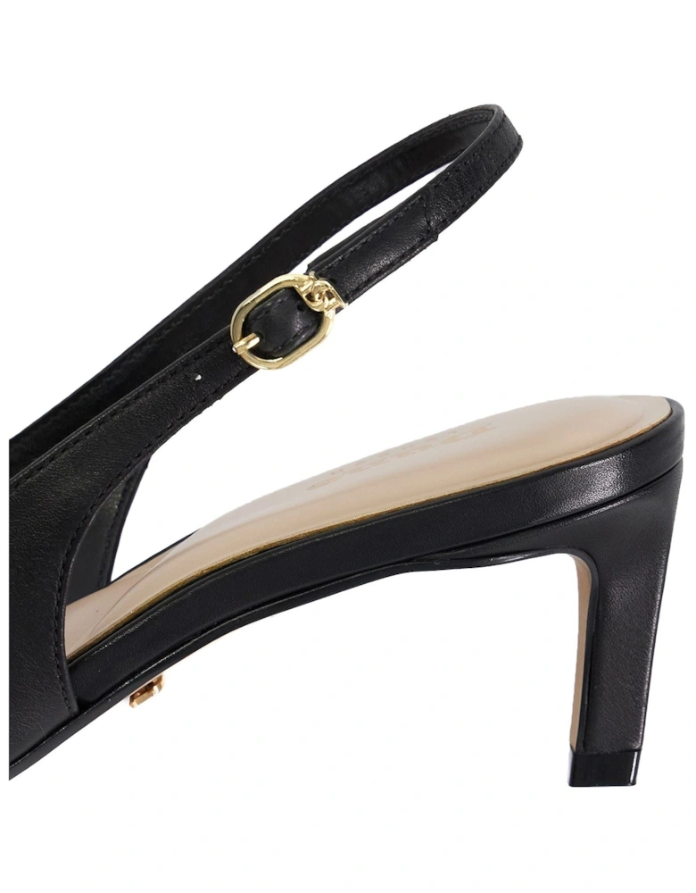 Dune Celinna Women's Black Pointy Slingback Shoes