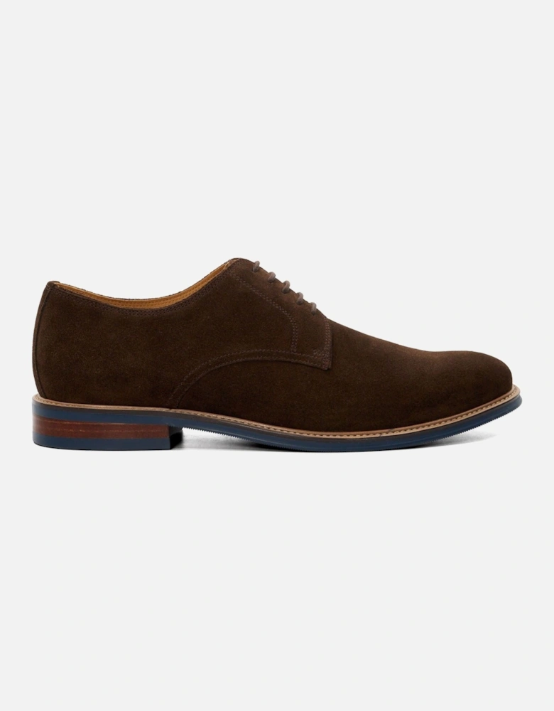 Dune Stanley Leather Men's Brown Lace-Up Shoes