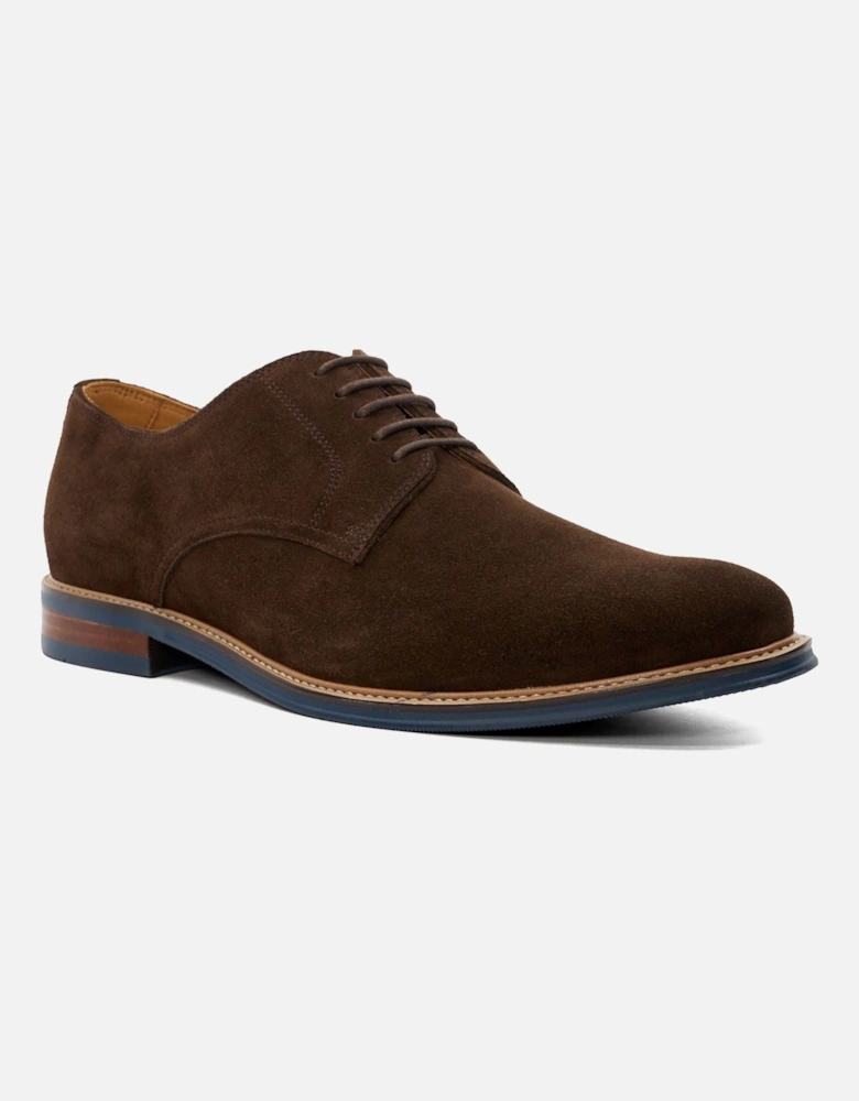 Dune Stanley Leather Men's Brown Lace-Up Shoes