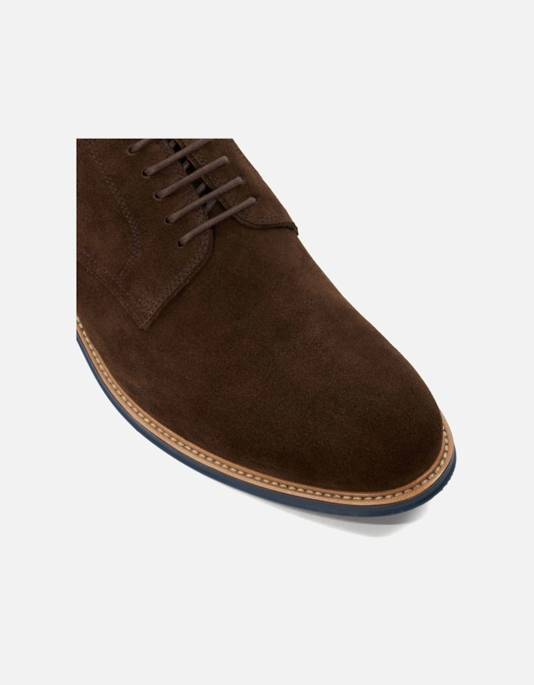Dune Stanley Leather Men's Brown Lace-Up Shoes