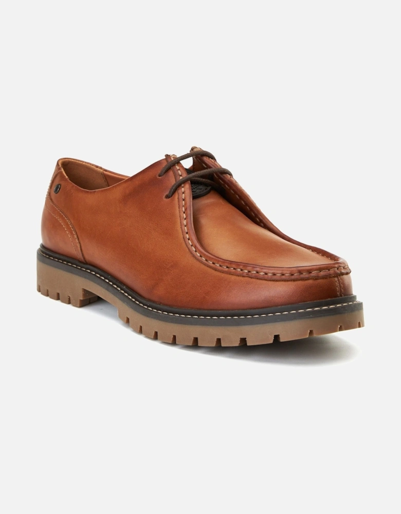 London Carbon Leather Men's Tan Moccasins Shoes