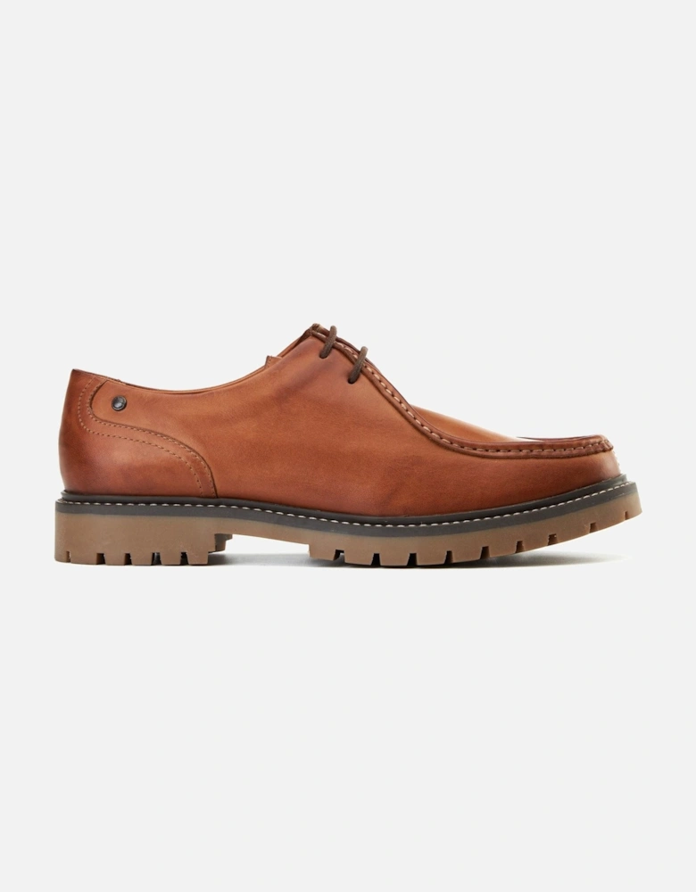 London Carbon Leather Men's Tan Moccasins Shoes