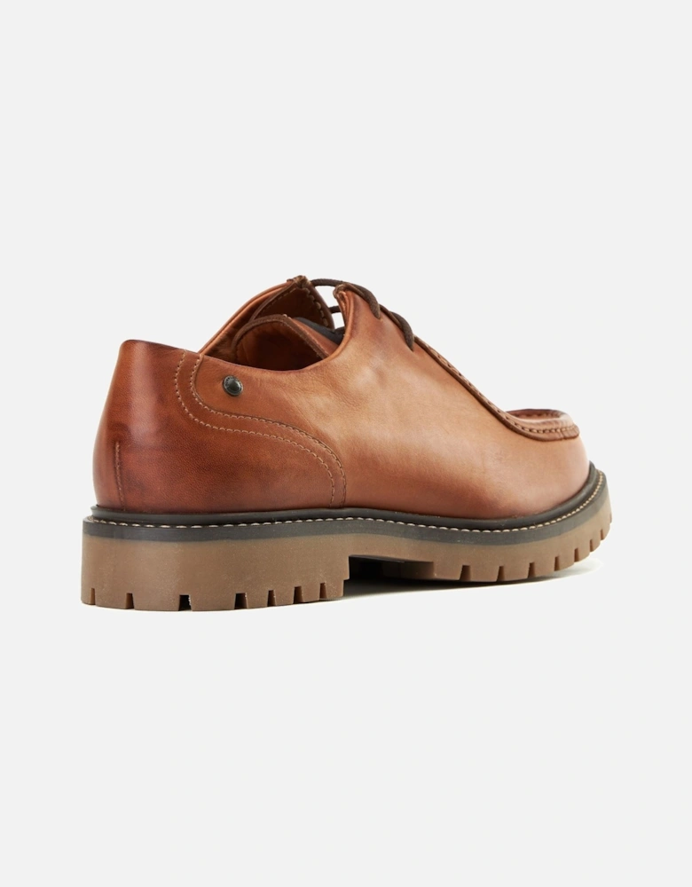 London Carbon Leather Men's Tan Moccasins Shoes