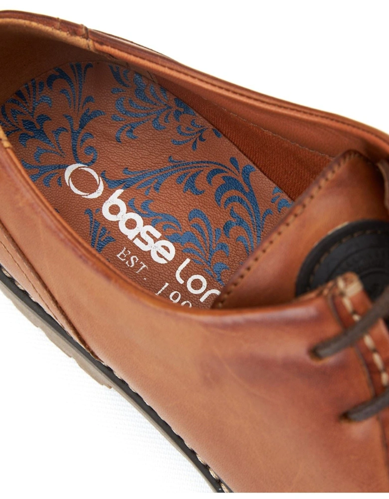 London Carbon Leather Men's Tan Moccasins Shoes